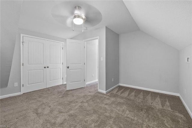4825 Robin Hood Rd, Norfolk, VA 23513 - bonus room with vaulted ceiling, carpet floors, and a ceiling fan
