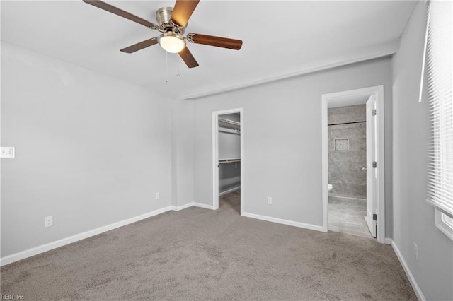 4825 Robin Hood Rd, Norfolk, VA 23513 - unfurnished bedroom featuring carpet, a spacious closet, a closet, and ensuite bath