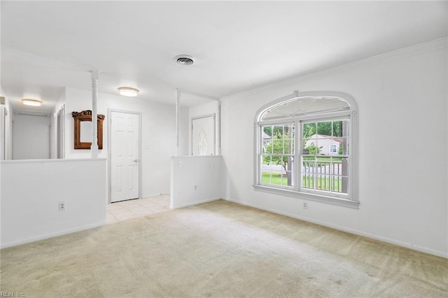 318 Hearthstone Way, Newport News, VA 23608 - carpeted spare room featuring crown molding