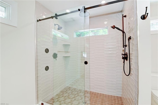 5227 Lake Shores Rd, Virginia Beach, VA 23455 - full bath featuring plenty of natural light and a stall shower