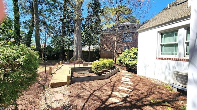 1051 S Lexan Cres, Norfolk, VA 23508 - view of yard with a garden