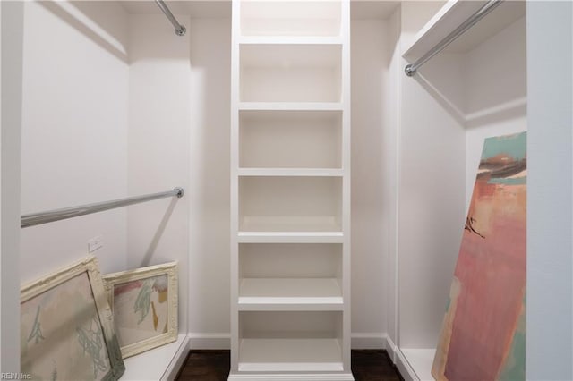209 44th St, Virginia Beach, VA 23451 - walk in closet with dark wood-style floors