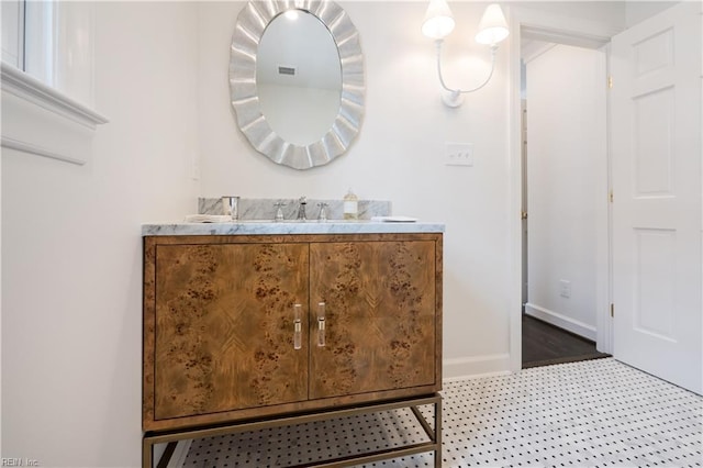 209 44th St, Virginia Beach, VA 23451 - bathroom featuring vanity and baseboards