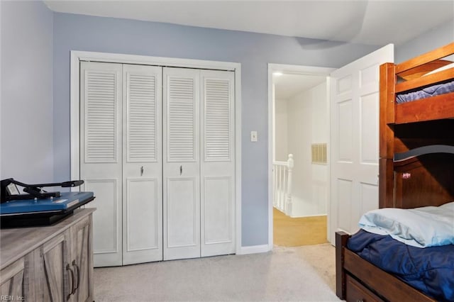 155 Wilderness Rd, Hampton, VA 23669 - bedroom with light carpet and a closet