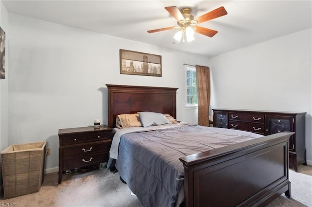 155 Wilderness Rd, Hampton, VA 23669 - bedroom featuring light carpet and a ceiling fan