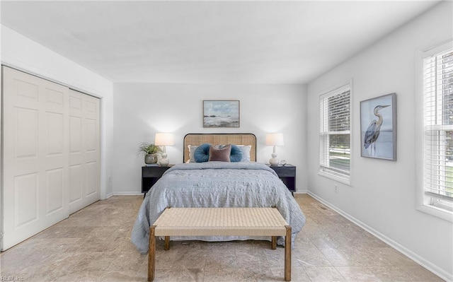 1304 Glen Burnie Ct, Virginia Beach, VA 23454 - bedroom with baseboards and a closet