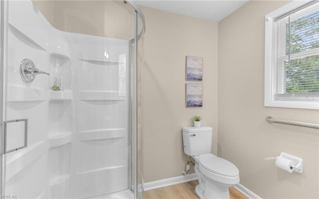 1304 Glen Burnie Ct, Virginia Beach, VA 23454 - bathroom featuring a shower stall and wood finished floors