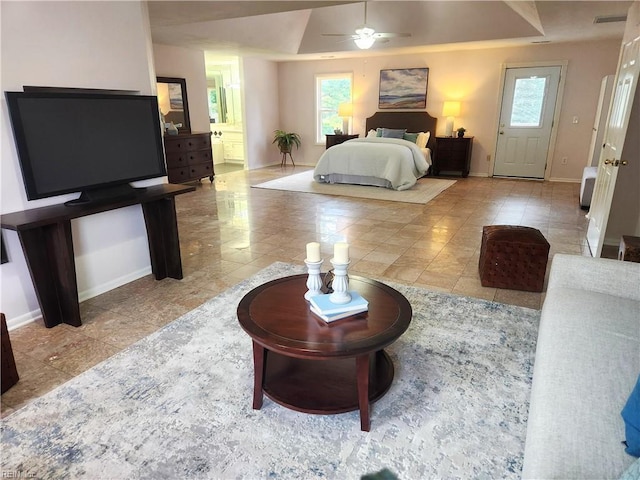 1304 Glen Burnie Ct, Virginia Beach, VA 23454 - tiled bedroom featuring multiple windows and ensuite bath