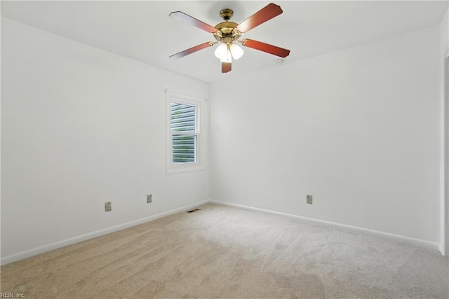 1039 Little Bay Ave, Norfolk, VA 23503 - spare room with carpet flooring and a ceiling fan