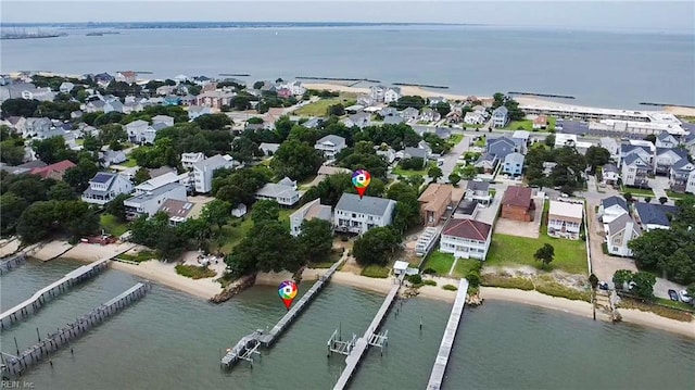 1039 Little Bay Ave, Norfolk, VA 23503 - aerial view of property and surrounding area featuring a nearby body of water and nearby suburban area