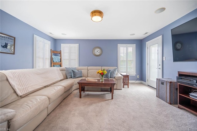 6003 Spinnaker Cove Ct, Suffolk, VA 23435 - living room featuring carpet flooring and baseboards