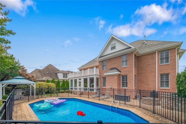 6003 Spinnaker Cove Ct, Suffolk, VA 23435 - view of pool featuring a gazebo and a patio area