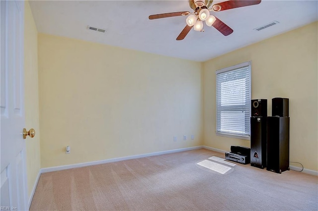 832 Doe Run Dr, Chesapeake, VA 23322 - carpeted spare room featuring a ceiling fan and baseboards