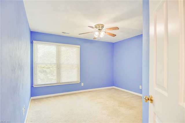 832 Doe Run Dr, Chesapeake, VA 23322 - carpeted empty room featuring ceiling fan and baseboards