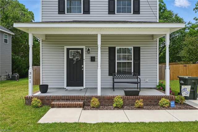 321 Pinner St, Suffolk, VA 23434 - doorway to property with covered porch