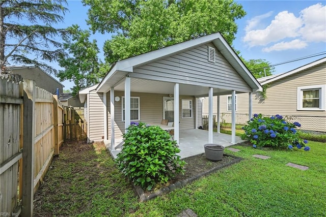9001 Tidewater Dr, Norfolk, VA 23503 - rear view of property featuring a fenced backyard