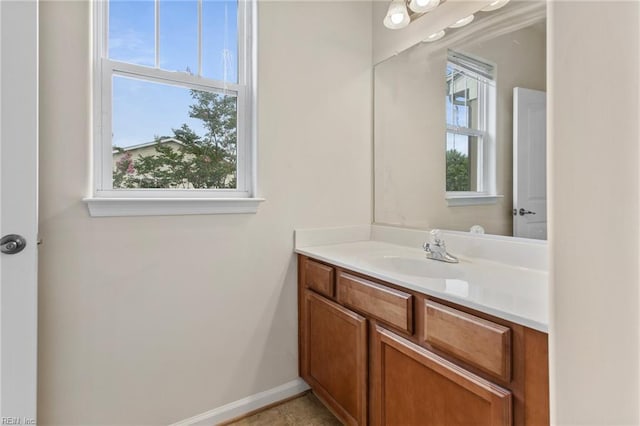 2741 Deep Creek Cmn, Chesapeake, VA 23323 - bathroom featuring vanity and plenty of natural light