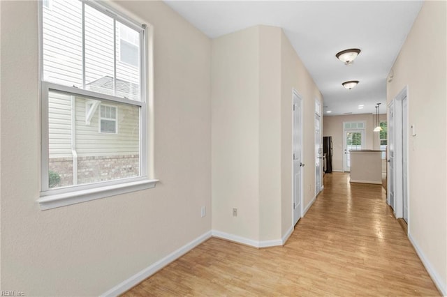 2741 Deep Creek Cmn, Chesapeake, VA 23323 - corridor with light wood-style flooring and baseboards
