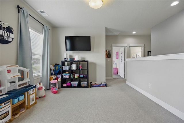 220 Wisdom Path, Chesapeake, VA 23322 - playroom with carpet floors and recessed lighting