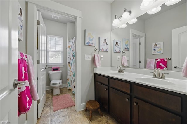220 Wisdom Path, Chesapeake, VA 23322 - full bathroom with double vanity and tile patterned flooring