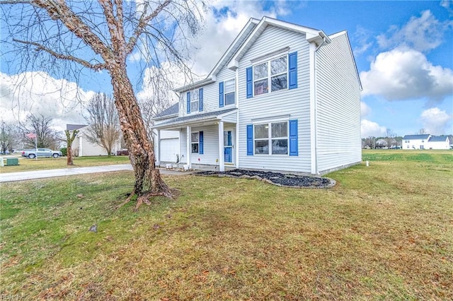 141 Long Pine Rd, South Mills, NC 27976 - traditional-style house with a front yard and driveway