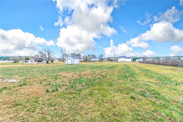 141 Long Pine Rd, South Mills, NC 27976 - view of green lawn featuring a shed