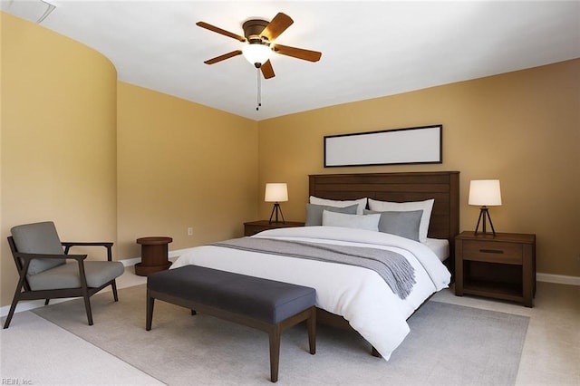 1207 Masers Row, Chesapeake, VA 23320 - bedroom with light colored carpet and a ceiling fan