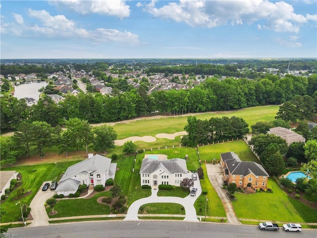 1207 Masers Row, Chesapeake, VA 23320 - aerial view of residential area with a golf club and a tree filled landscape