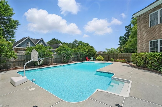 2316 Holland Rd, Virginia Beach, VA 23453 - view of swimming pool with a patio area and a fenced backyard