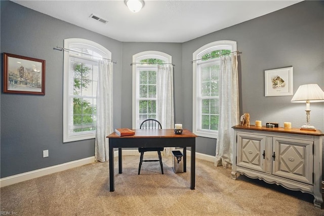 2316 Holland Rd, Virginia Beach, VA 23453 - office area featuring light carpet and plenty of natural light