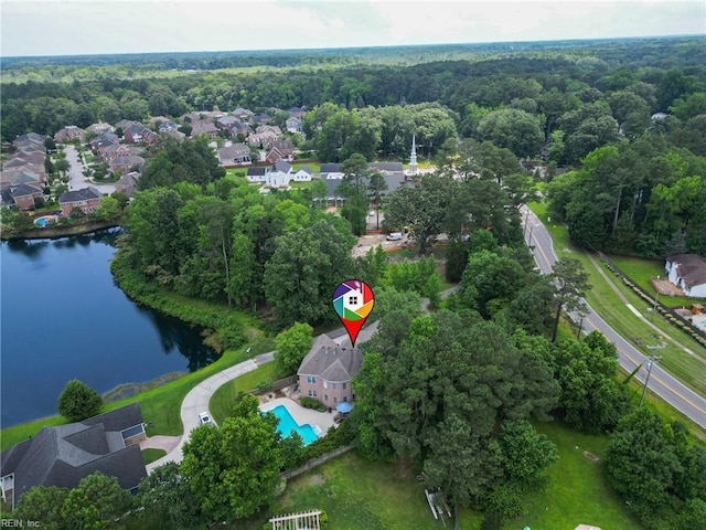 2316 Holland Rd, Virginia Beach, VA 23453 - aerial view of property and surrounding area with a nearby body of water and nearby suburban area