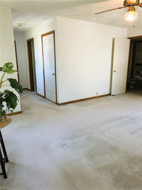 937 Marble Arch, Chesapeake, VA 23322 - spare room featuring light carpet and ceiling fan