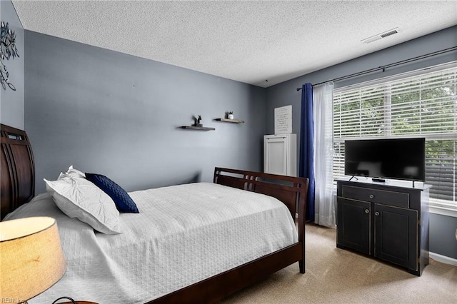 1205 Woods Way, Chesapeake, VA 23323 - bedroom featuring light carpet and a textured ceiling
