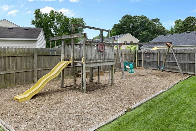 1205 Woods Way, Chesapeake, VA 23323 - view of play area featuring a fenced backyard