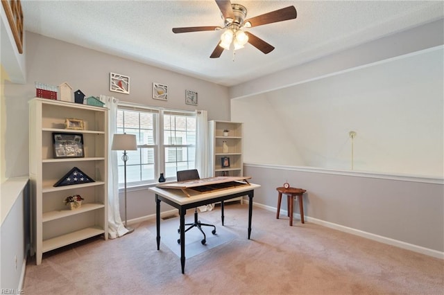 1013 Winged Foot Ct Unit A, Chesapeake, VA 23320 - office space featuring ceiling fan and light colored carpet