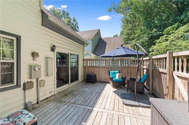 1013 Winged Foot Ct Unit A, Chesapeake, VA 23320 - view of wooden deck