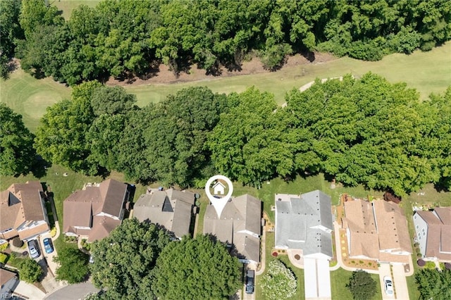 1013 Winged Foot Ct Unit A, Chesapeake, VA 23320 - aerial view of property and surrounding area with nearby suburban area