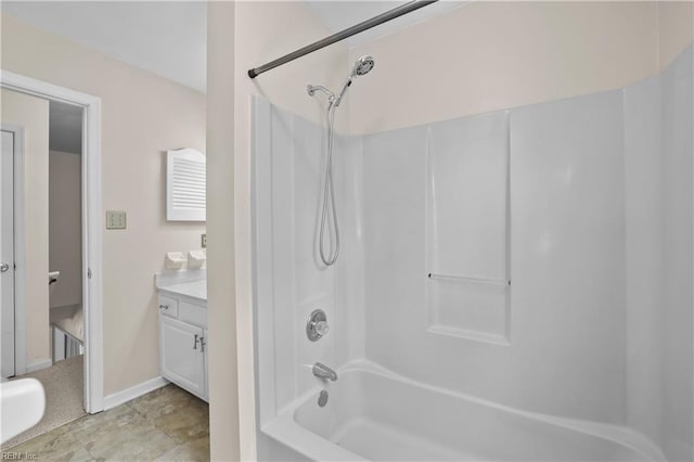 2505 Castle Hill Ct, Virginia Beach, VA 23454 - bathroom with shower / washtub combination and vanity