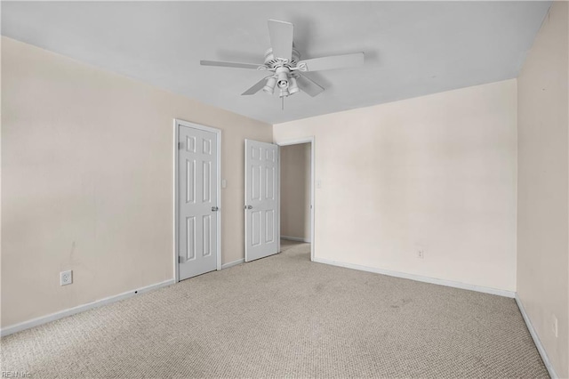 2505 Castle Hill Ct, Virginia Beach, VA 23454 - carpeted spare room featuring a ceiling fan and baseboards