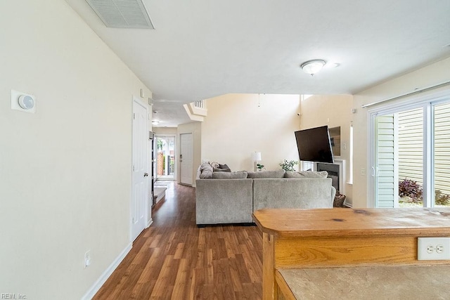 5537 Port Royal Dr, Virginia Beach, VA 23462 - living area featuring wood finished floors and baseboards