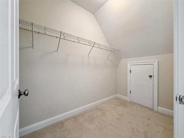 6885 Colemans Crossing Ave, Hayes, VA 23072 - spacious closet featuring lofted ceiling and light colored carpet