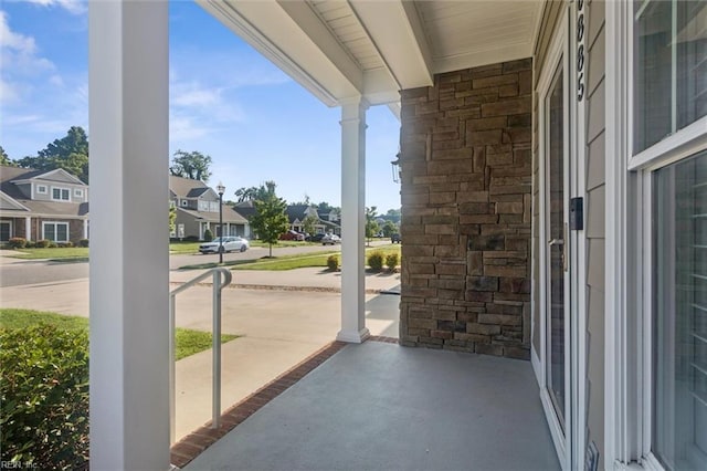 6885 Colemans Crossing Ave, Hayes, VA 23072 - porch with a residential view