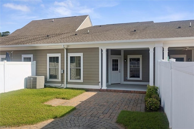6885 Colemans Crossing Ave, Hayes, VA 23072 - property entrance with roof with shingles