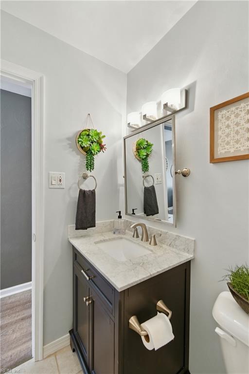 3441 Daisy Cres, Virginia Beach, VA 23453 - bathroom with vanity and toilet