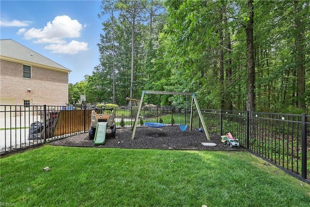 409 Torre Pine Ct, Chesapeake, VA 23322 - view of yard featuring a playground