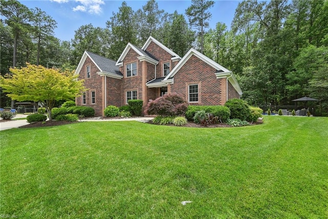 409 Torre Pine Ct, Chesapeake, VA 23322 - view of front facade with brick siding
