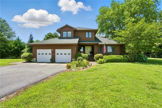 1737 Pleasant Ridge Rd, Virginia Beach, VA 23457 - view of front of property featuring asphalt driveway and an attached garage