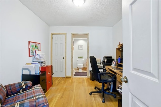 1737 Pleasant Ridge Rd, Virginia Beach, VA 23457 - office featuring light wood finished floors and a textured ceiling
