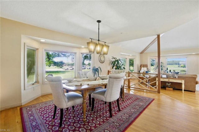 1737 Pleasant Ridge Rd, Virginia Beach, VA 23457 - dining area featuring light wood-style flooring and lofted ceiling