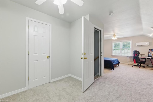20517 Madison Ct, Smithfield, VA 23430 - carpeted office space with a ceiling fan and a wall unit AC